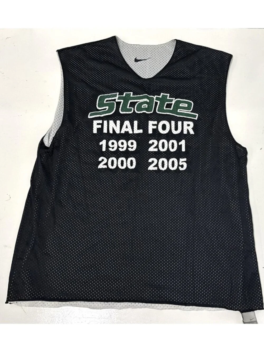 Nike Michigan State Final Four Double-sided Basketball Jersey Mens  Size XL